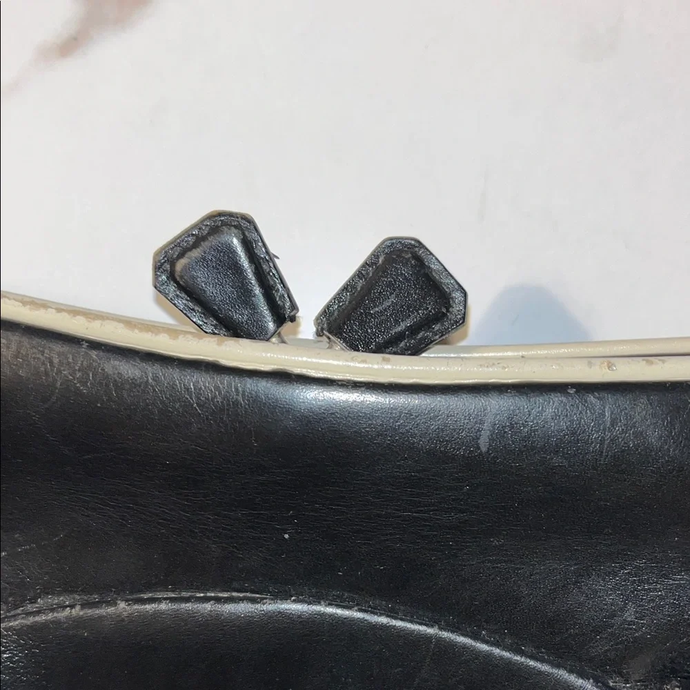 Prada Black Tote Bag with white trim - Picture 5 of 5